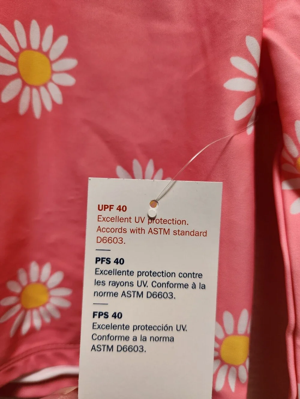 Old Navy Girls 4 Piece Matching Tankini Swim Set Pink Daisy Size Small
